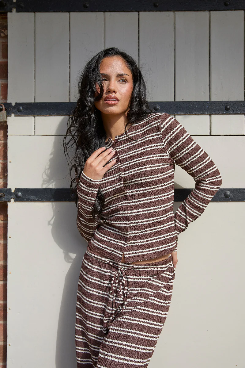 Arden Top in Brown