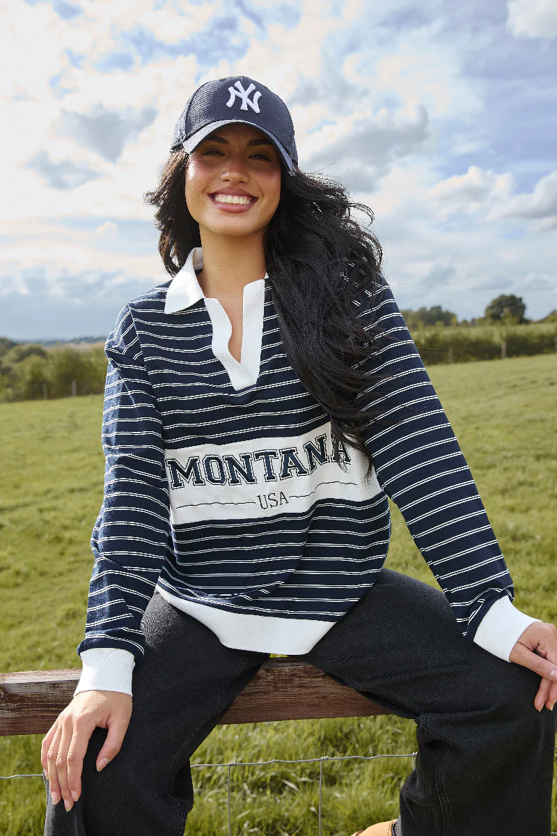 Montana Striped Rugby Shirt