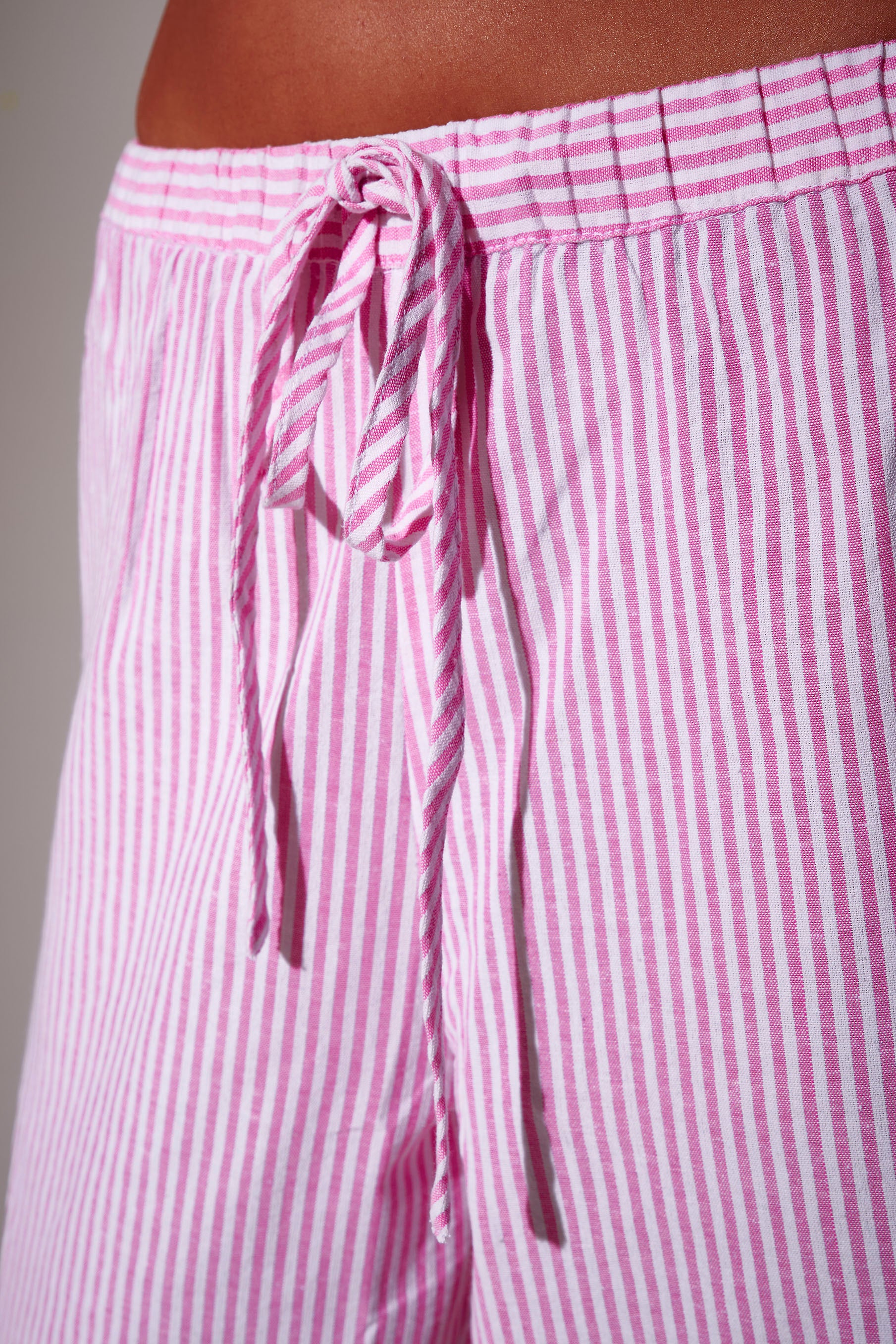 Boardwalk Striped Cuff Trousers in Pink - Image 4