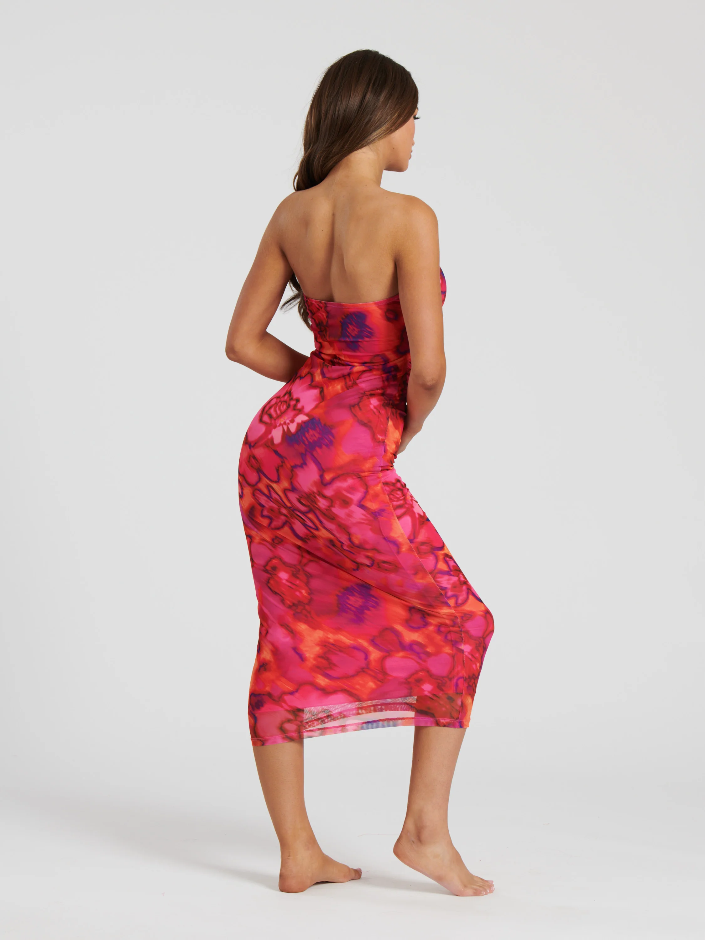 Sunkissed Soirèe Multiway Dress in Raspberry - Image 3
